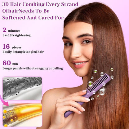 Meneflix - Portable Mini Hair Straightener  Comb