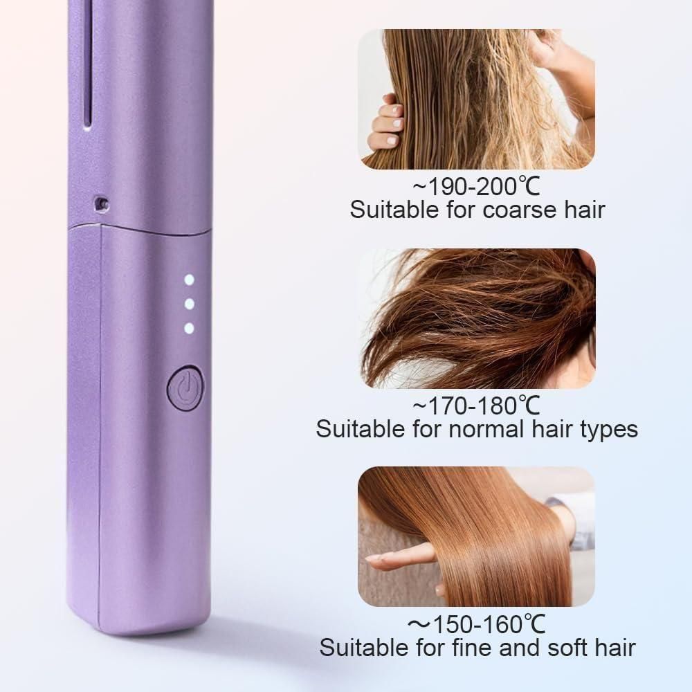 Meneflix - Portable Mini Hair Straightener  Comb